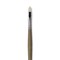 Escoda Perla Toray White Synthetic Brush - Filbert, Long Handle, Size 10